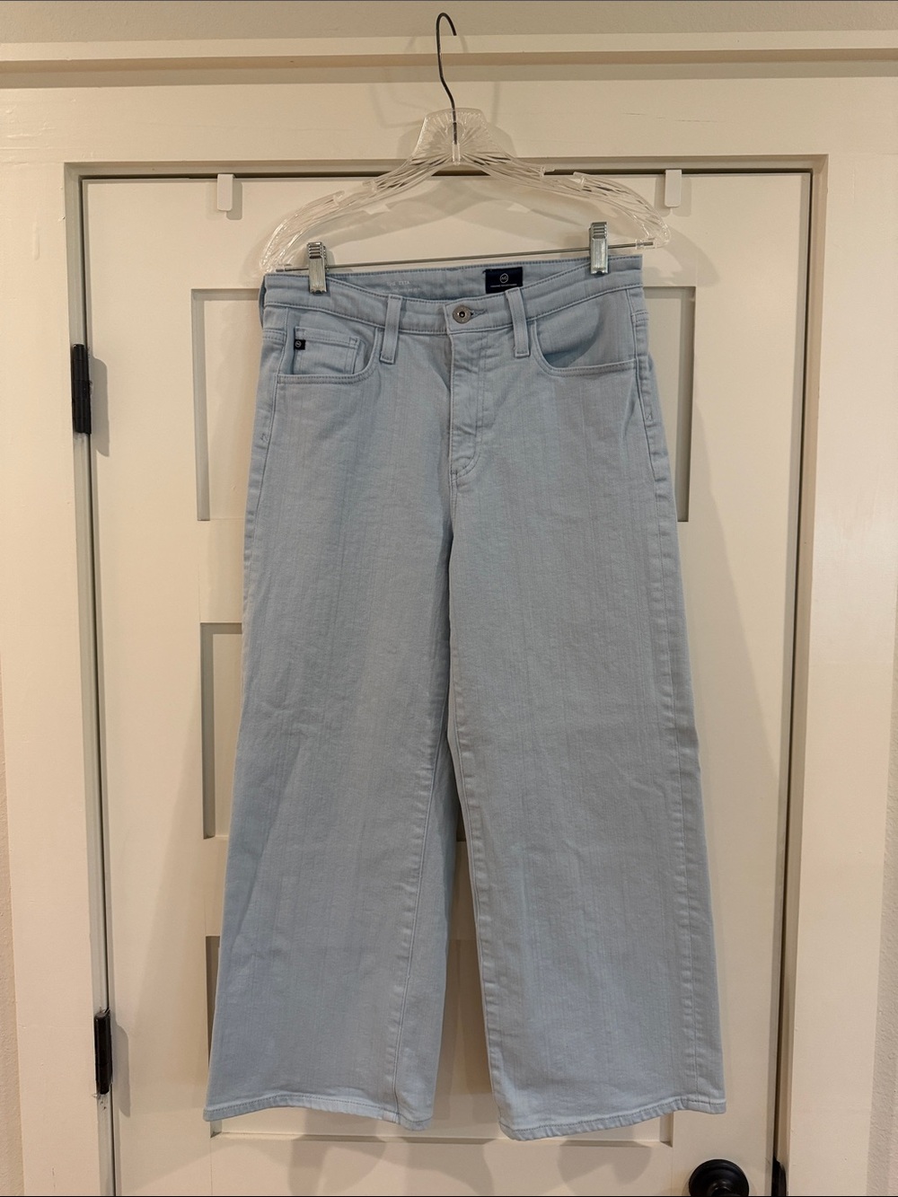 Ag Adriano Goldschmied, The Etta cropped wide leg jeans, 29R